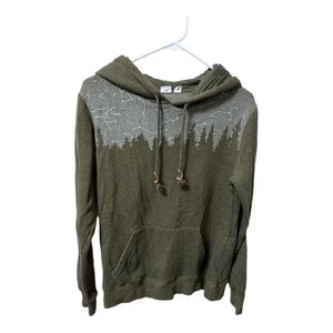 Tentree Olive Green Constellation Hoodie